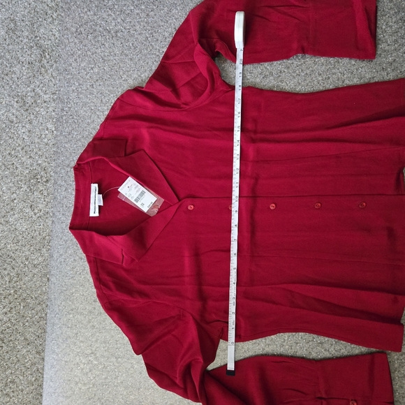 Petit Sophisticate 100% red silk blouse ❤️ - Picture 5 of 9